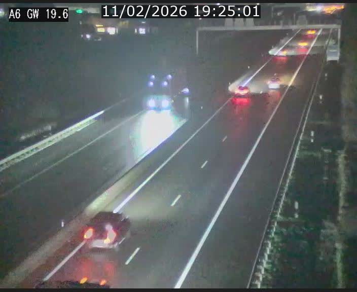 Traffic live webcam Luxembourg - Steinfort - A6 - BK 19.6 - direction Belgique