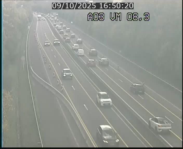 Traffic live webcam Luxembourg Bettembourg - A3 - BK 8.3 - direction France