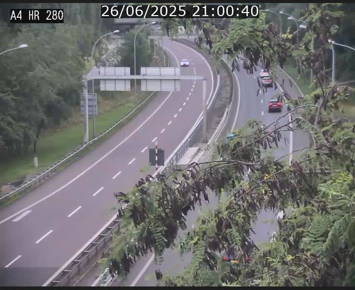Webcam traffic A4 Luxembourg - BK 0.2 - P+R Bouillon (direction Luxembourg)