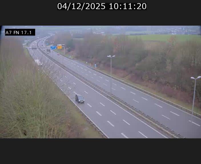 Caméra trafic Luxembourg - A7, Merscherbierg direction Mersch