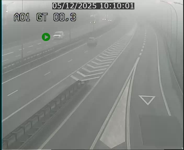 Traffic live webcam Luxembourg Croix de Gasperich - A1 direction Kirchberg - BK 0.3