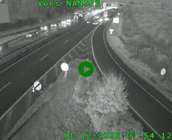 Webcam N147 au nord de Poitiers et à la jonction avec la A10