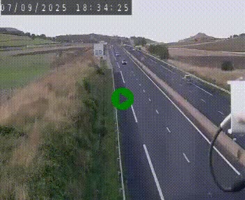 Caméra autoroute A75 à hauteur de Le Crest, en direction de Montpellier