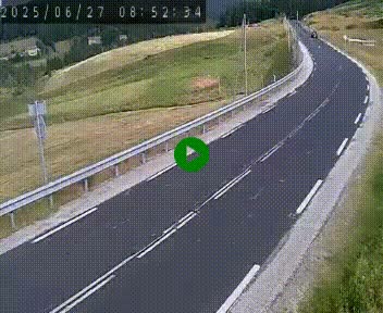 Webcam routière au niveau du col de la Chavade en Ardèche, sur la N102 à 1266 mètres d'altitude