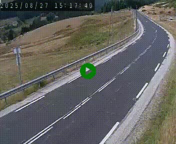 Webcam routière au niveau du col de la Chavade en Ardèche, sur la N102 à 1266 mètres d'altitude