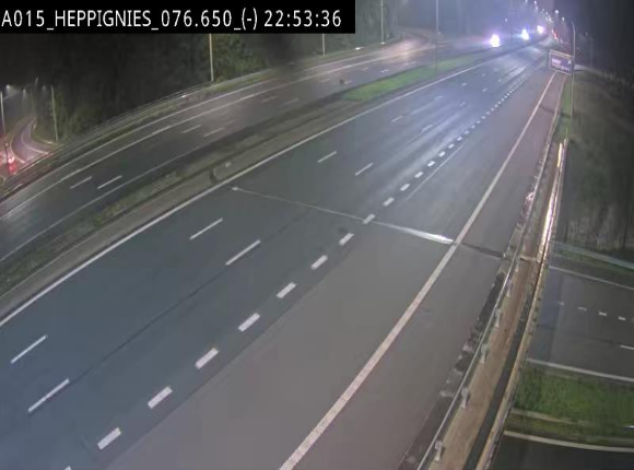 Webcam autoroute Belgique - Heppignies - E42 direction Namur - BK 76.4