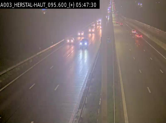 Webcam autoroute Belgique - Herstal - E40 direction Aix-la-Chapelle - BK 97