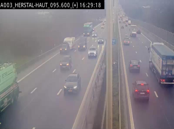 Webcam autoroute Belgique - Herstal - E40 direction Aix-la-Chapelle - BK 97