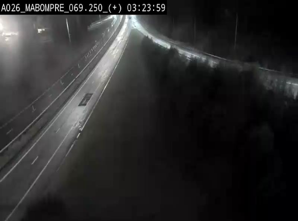 Webcam E25 (A26) à Mabompré. Vue orientée vers le Luxembourg