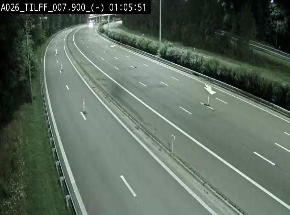 Webcam autoroute A26/E25 à Esneux, en Belgique en direction Luxembourg - BK 7.9