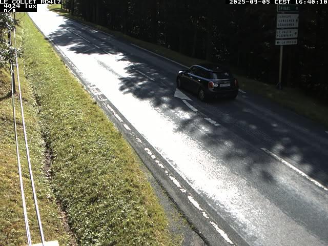 Caméra du Collet sur la route de Colmar (D417)