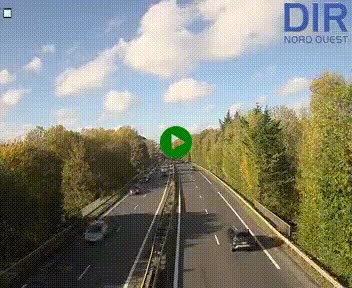 Webcam sur le périphérique de Caen (N814) à l'est de la ville, à Mondeville hauteur de la sortie 2, Presqu'île-Rives de l'Orne, au bout de l'autoroute A13