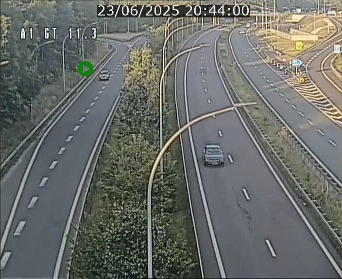 Traffic live webcam Luxembourg Senningerberg - A1 direction Allemagne - BK 11.3