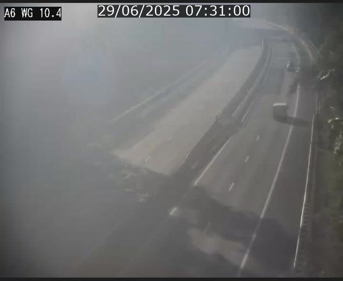 Traffic live webcam Luxembourg Mamer - A6 - BK 10.4 - direction Luxembourg/France/Allemagne