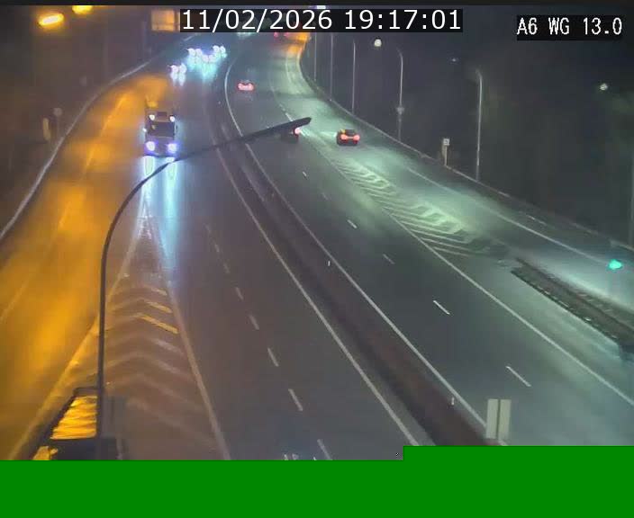 Traffic live webcam Luxembourg Mamer - A6 - BK 13 - direction Luxembourg/France/Allemagne