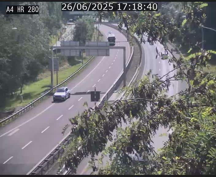 Webcam traffic A4 Luxembourg - BK 0.2 - P+R Bouillon (direction Luxembourg)