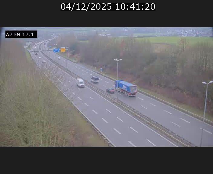 Caméra trafic Luxembourg - A7, Merscherbierg direction Mersch
