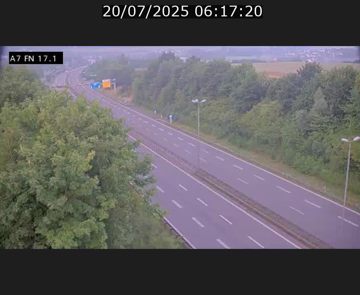 Caméra trafic Luxembourg - A7, Merscherbierg direction Mersch