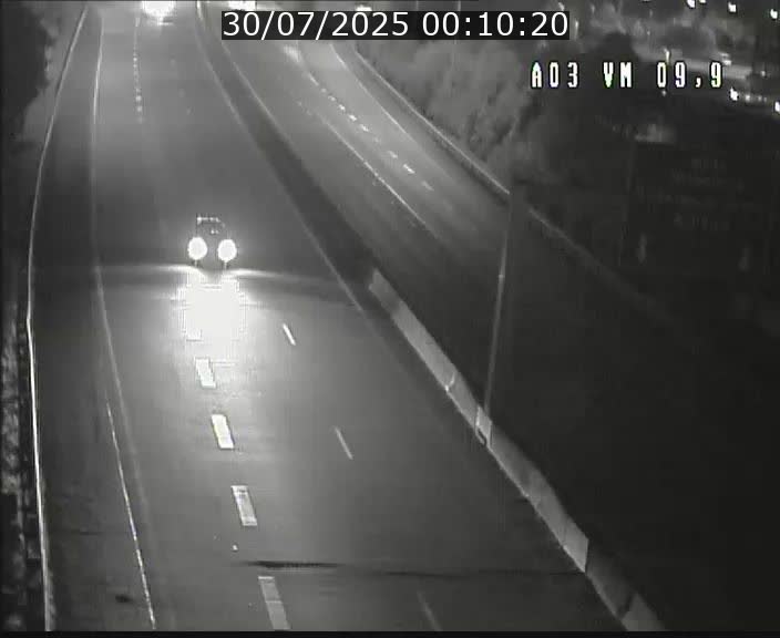 Webcam Autoroute à la Croix de Bettembourg - A3 - BK 9.9 - direction France