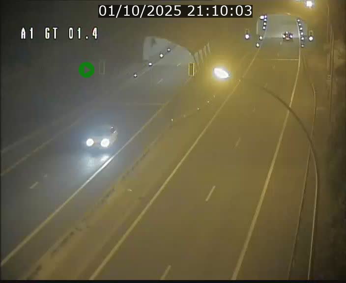 Traffic live webcam Luxembourg Hesperange - A1 direction Kirchberg - BK 1.4