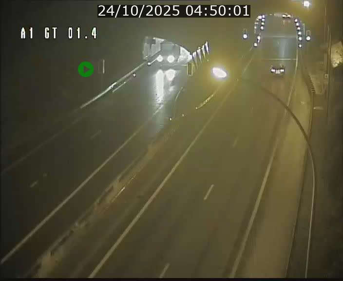 Traffic live webcam Luxembourg Hesperange - A1 direction Kirchberg - BK 1.4