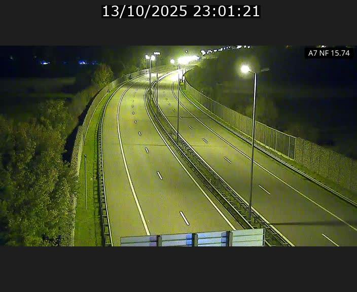 Caméra trafic Luxembourg - A7, Tunnel Mersch, entrée nord, direction Lorentzweiler