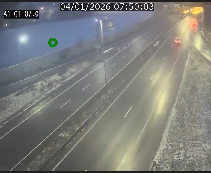 Traffic live webcam Luxembourg Cents - A1 direction Kirchberg - BK 7