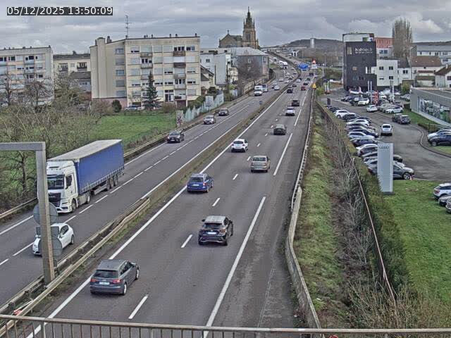 Caméra autoroute France - A31, Thionville direction Metz