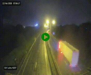 Webcam située à la Rochelle, à la fin de la N237 avant l'accès au péage du Pont de l'Île-de-Ré