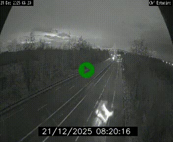 Webcam sur le périphérique de Nantes (N844) après la Porte de Bouguenais, à l'ouest de la ville