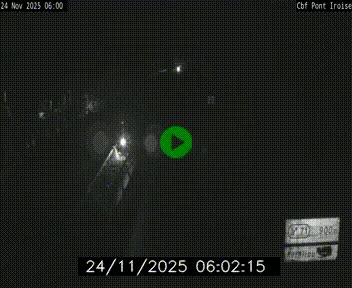 Webcam sur la N165 après le Pont de l'Iroise, à l'entrée de Brest