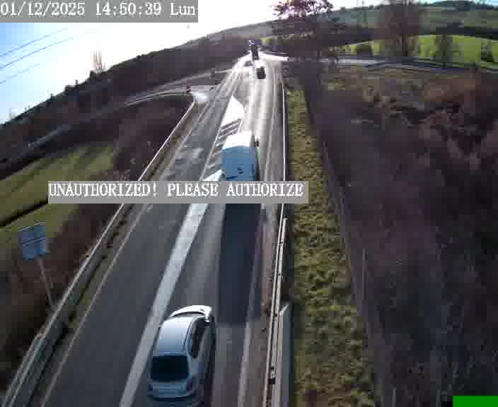 Point de vue trafic déployé sur D181a (France) à Sainte Marie aux Chênes, regardant vers Homecourt, aidant conducteurs et services à anticiper les flux.
