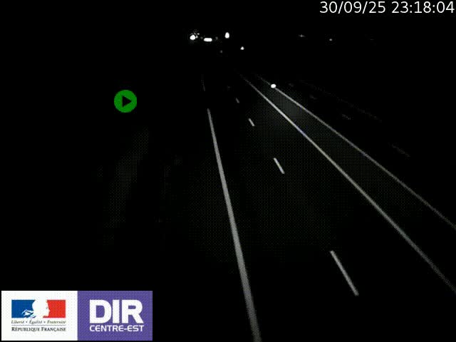Webcam sur le contournement de Valence, sur la Nationale 7, à la jonction avec la N532, caméra orientée vers Grenoble