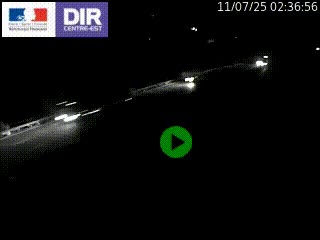 Webcam sur la Nationale 201 à hauteur de la sortie Chambéry-Nord, avant à la jonction entre l'A41 et l'A43, en direction de Lyon