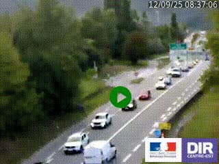 Webcam info trafic à proximité de Vizille sur la N85, au niveau du point de vue du Saut du Moine à Champagnier
