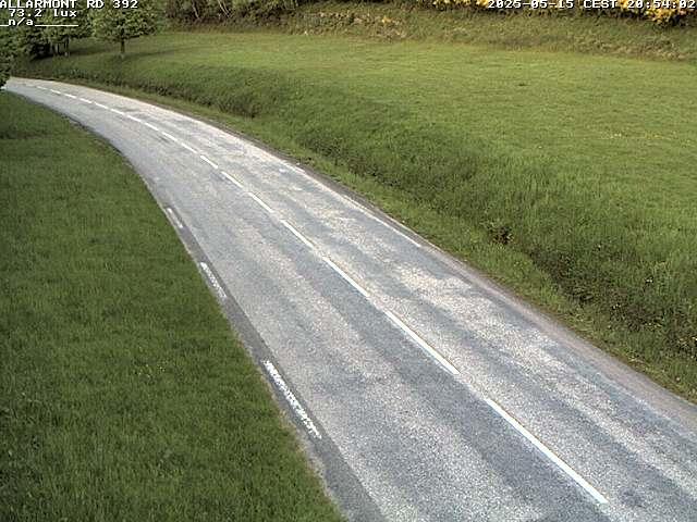 Webcam à Allarmont dans les Vosges, sur la RD392