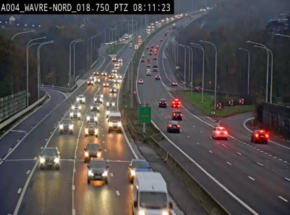 Webcam traffic E411(A4) - BK 18.7 - Bierges (Wavre Nord)