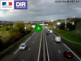 Caméra autoroute à Saint-Etienne (Les Littes) à hauteur du Ikea Saint-Etienne sur l'A72 en direction de Roanne