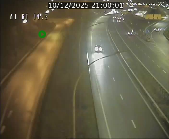 Traffic live webcam Luxembourg Senningerberg - A1 direction Allemagne - BK 11.3