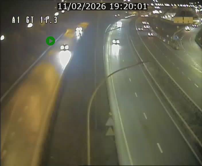 Traffic live webcam Luxembourg Senningerberg - A1 direction Allemagne - BK 11.3