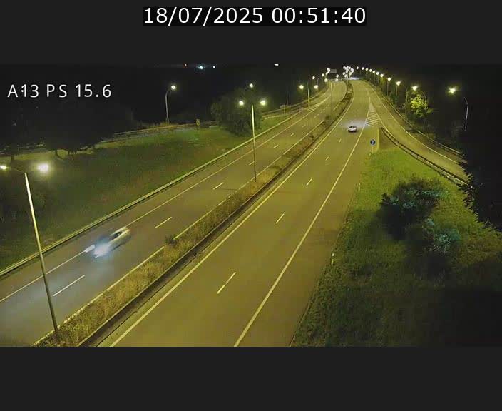 Traffic live webcam Luxembourg Kayl - A13 direction Dudelange - BK 15.6