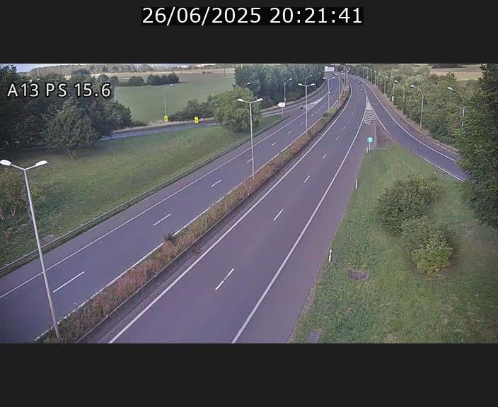 Traffic live webcam Luxembourg Kayl - A13 direction Dudelange - BK 15.6