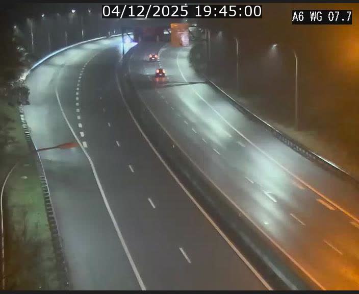 Traffic live webcam Luxembourg - Bridel - A6 - BK 7.7 - direction Belgique