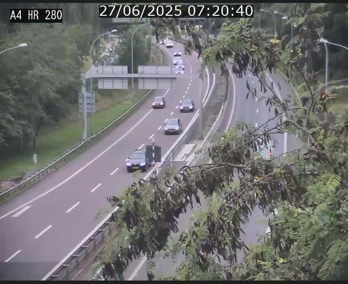 Webcam traffic A4 Luxembourg - BK 0.2 - P+R Bouillon (direction Luxembourg)
