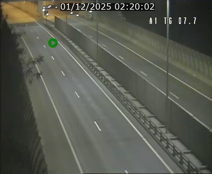 Traffic live webcam Luxembourg Kirchberg - A1 direction Luxembourg-ville - BK 7.7