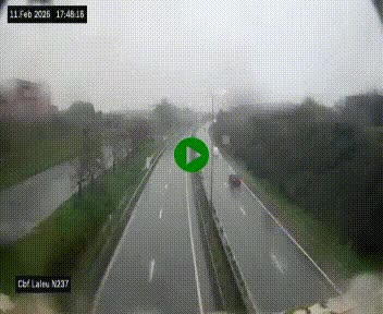 Webcam située à la Rochelle, à la fin de la N237 avant l'accès au péage du Pont de l'Île-de-Ré