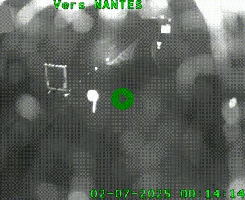 Webcam N147 au nord de Poitiers et à la jonction avec la A10