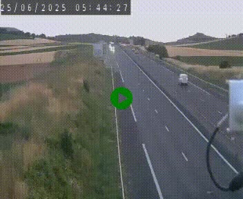 Caméra autoroute A75 à hauteur de Le Crest, en direction de Montpellier