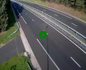 Caméra autoroute A75 à hauteur du col des Issartets en direction de Montpellier