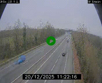 Webcam sur le périphérique de Nantes (N844) après la Porte de Bouguenais, à l'ouest de la ville